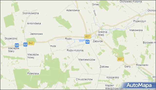 mapa Żółkiew-Kolonia, Żółkiew-Kolonia na mapie Targeo