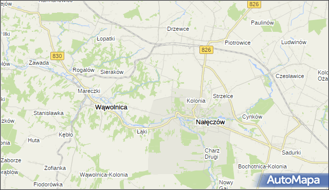 mapa Chruszczów-Kolonia, Chruszczów-Kolonia na mapie Targeo