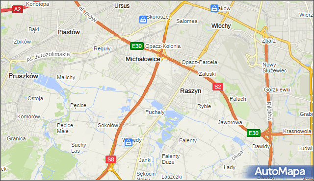 mapa Nowe Grocholice, Nowe Grocholice na mapie Targeo