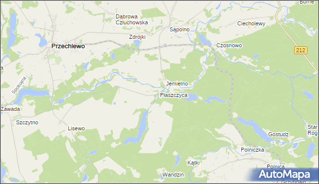 mapa Płaszczyca, Płaszczyca na mapie Targeo