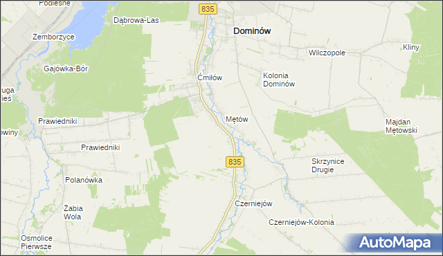 mapa Głuszczyzna gmina Głusk, Głuszczyzna gmina Głusk na mapie Targeo
