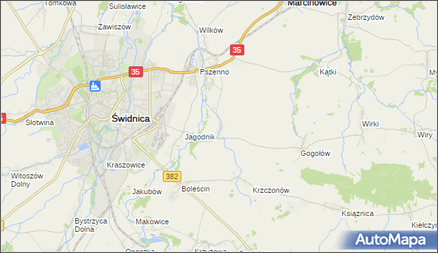 mapa Miłochów, Miłochów na mapie Targeo