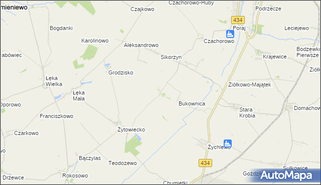 mapa Pijanowice, Pijanowice na mapie Targeo
