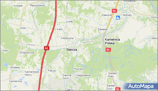 mapa Rudnik Wielki, Rudnik Wielki na mapie Targeo