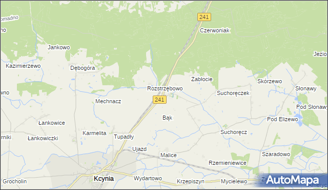mapa Szczepice, Szczepice na mapie Targeo