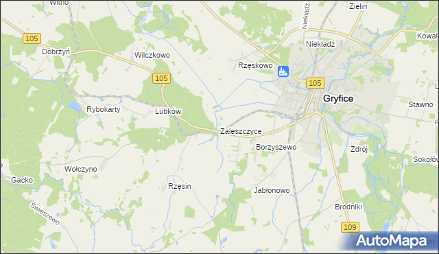 mapa Zaleszczyce, Zaleszczyce na mapie Targeo