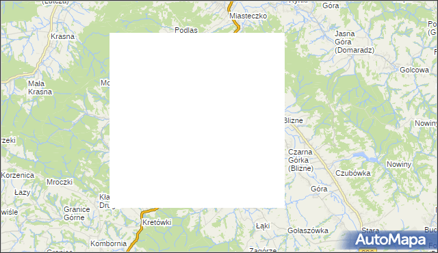 mapa Jasienica Rosielna, Jasienica Rosielna na mapie Targeo