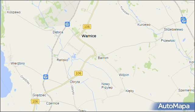 mapa Barnim, Barnim na mapie Targeo