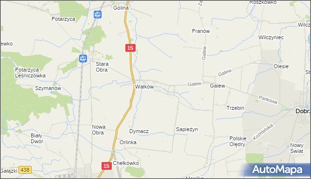 mapa Borzęcice, Borzęcice na mapie Targeo