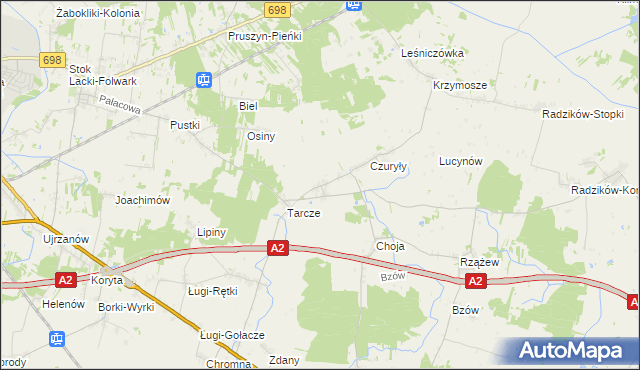 mapa Cielemęc, Cielemęc na mapie Targeo