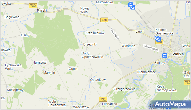 mapa Kazimierków, Kazimierków na mapie Targeo