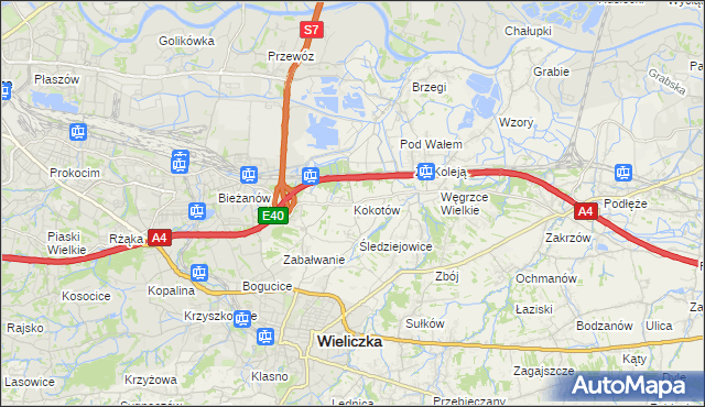 mapa Kokotów, Kokotów na mapie Targeo