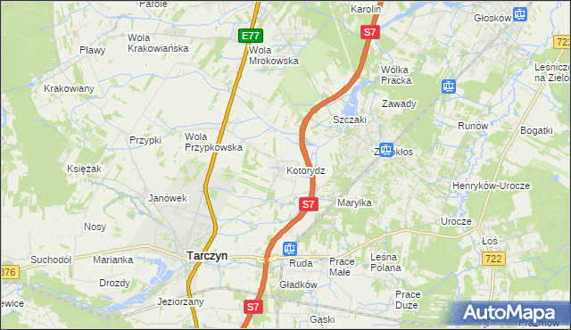 mapa Kotorydz, Kotorydz na mapie Targeo