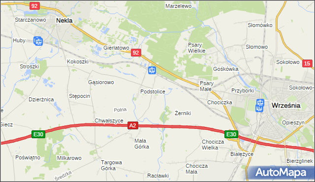 mapa Opatówko, Opatówko na mapie Targeo