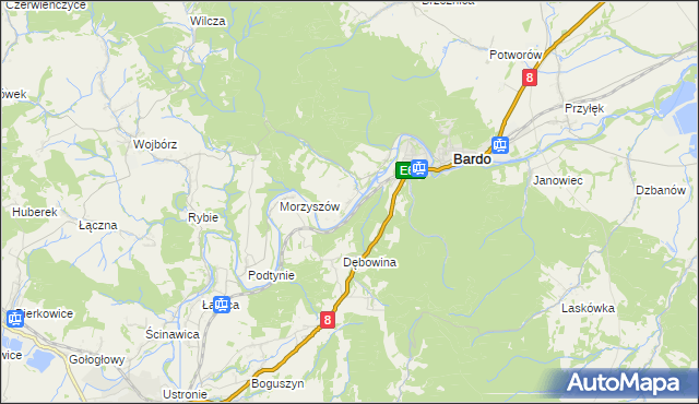 mapa Opolnica, Opolnica na mapie Targeo