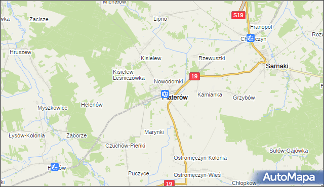 mapa Platerów, Platerów na mapie Targeo