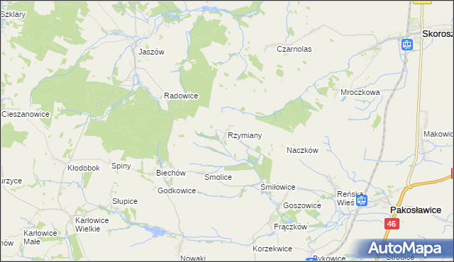 mapa Rzymiany, Rzymiany na mapie Targeo