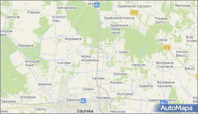 mapa Suchoczasy, Suchoczasy na mapie Targeo