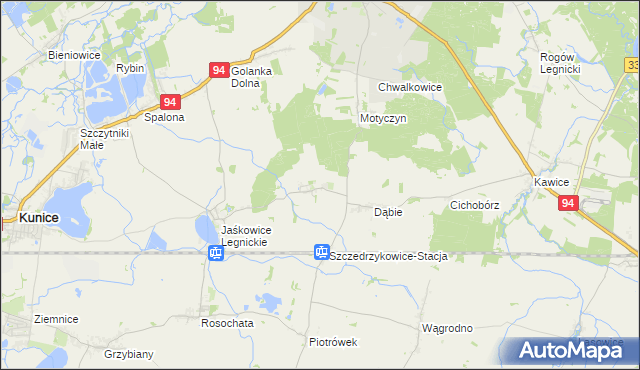 mapa Szczedrzykowice, Szczedrzykowice na mapie Targeo