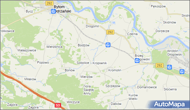 mapa Wiekowice gmina Żukowice, Wiekowice gmina Żukowice na mapie Targeo