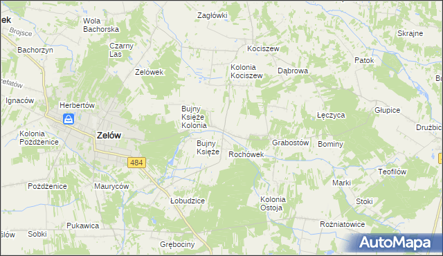 mapa Bujny Szlacheckie, Bujny Szlacheckie na mapie Targeo