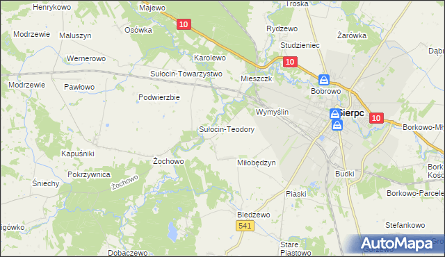 mapa Kwaśno, Kwaśno na mapie Targeo