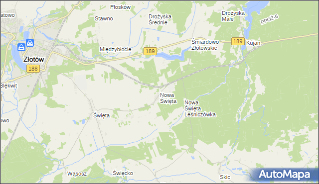 mapa Nowa Święta, Nowa Święta na mapie Targeo