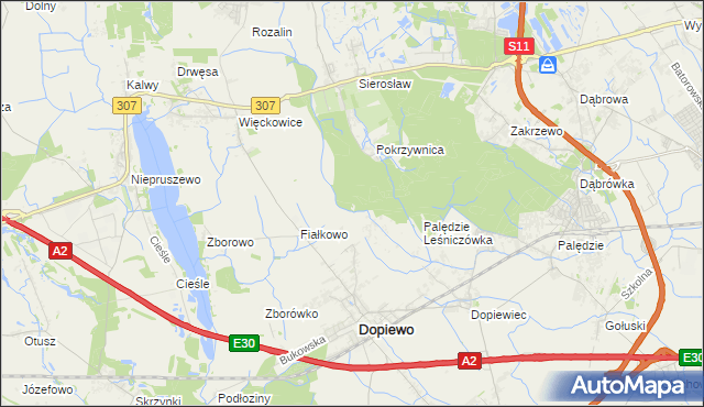 mapa Więckowice Leśniczówka, Więckowice Leśniczówka na mapie Targeo