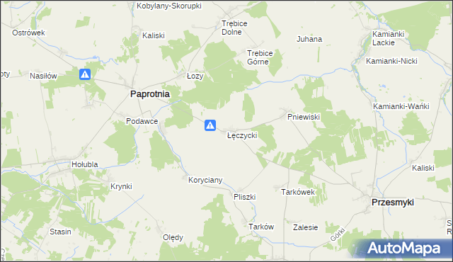 mapa Łęczycki, Łęczycki na mapie Targeo