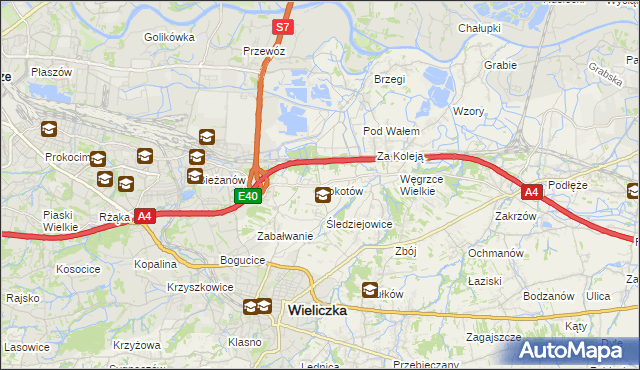 mapa Kokotów, Kokotów na mapie Targeo