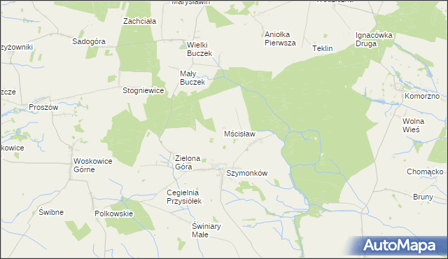 mapa Mścisław, Mścisław na mapie Targeo