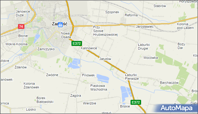 mapa Jatutów, Jatutów na mapie Targeo