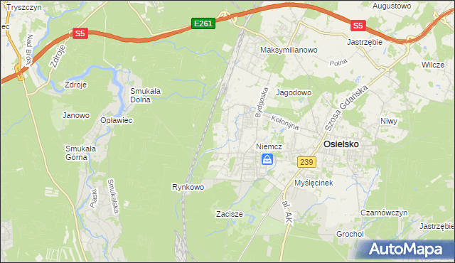 mapa Jagodowo Leśniczówka, Jagodowo Leśniczówka na mapie Targeo