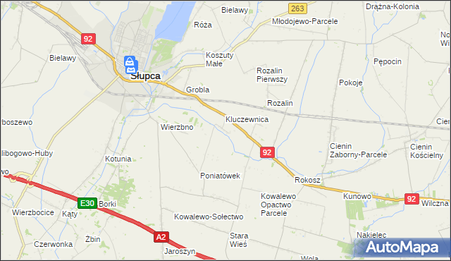 mapa Kowalewo-Góry, Kowalewo-Góry na mapie Targeo