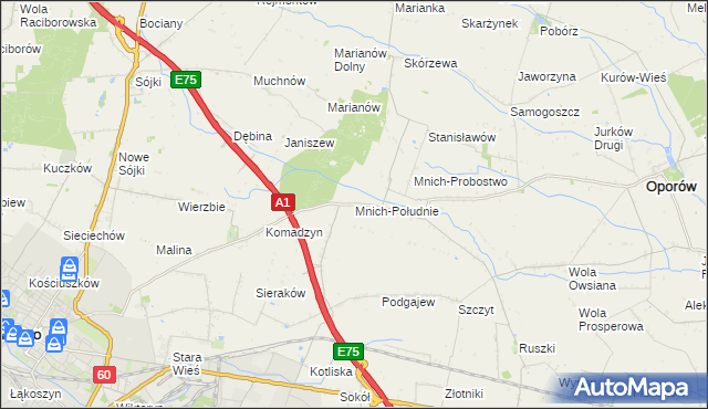 mapa Mnich-Południe, Mnich-Południe na mapie Targeo