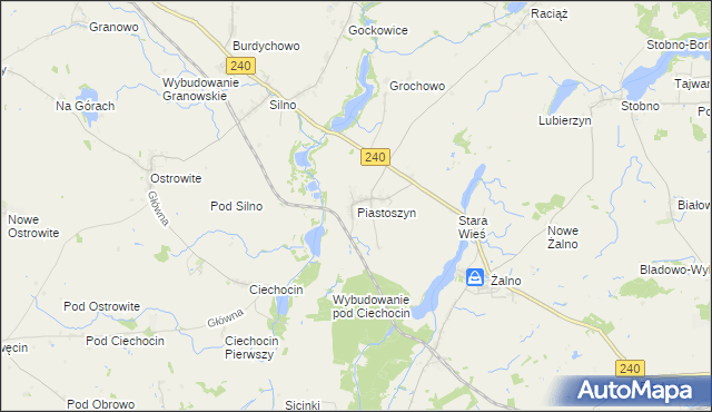 mapa Piastoszyn, Piastoszyn na mapie Targeo