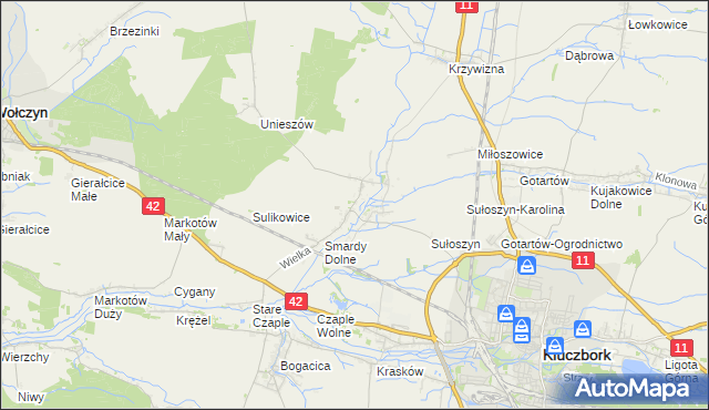 mapa Smardy Górne, Smardy Górne na mapie Targeo