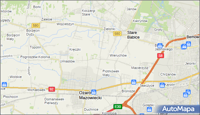 mapa Strzykuły, Strzykuły na mapie Targeo