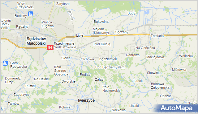 mapa Będziemyśl, Będziemyśl na mapie Targeo