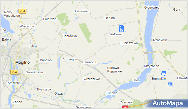 mapa Białotul, Białotul na mapie Targeo