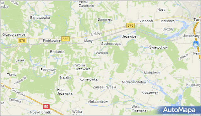 mapa Bystrzanów, Bystrzanów na mapie Targeo