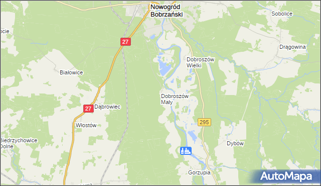 mapa Dobroszów Mały, Dobroszów Mały na mapie Targeo