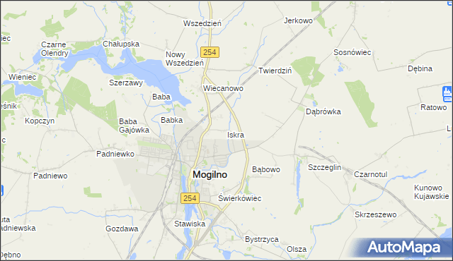 mapa Iskra, Iskra na mapie Targeo