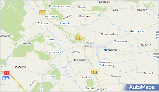 mapa Janków Pierwszy, Janków Pierwszy na mapie Targeo