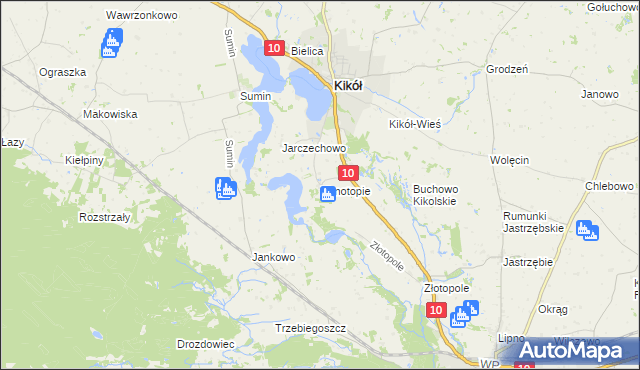 mapa Konotopie, Konotopie na mapie Targeo