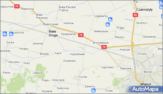 mapa Kopydłów, Kopydłów na mapie Targeo