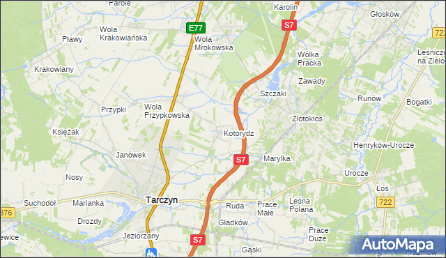 mapa Kotorydz, Kotorydz na mapie Targeo