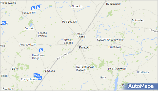 mapa Książki, Książki na mapie Targeo