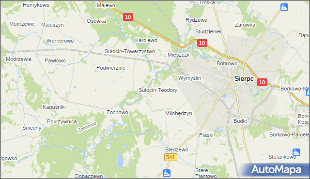 mapa Kwaśno, Kwaśno na mapie Targeo