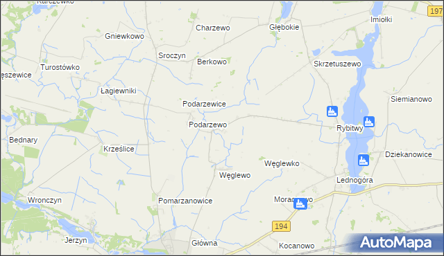 mapa Latalice, Latalice na mapie Targeo